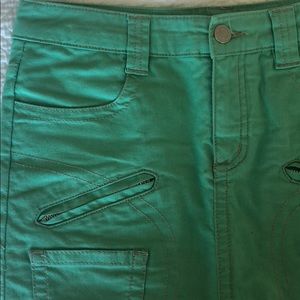BCBGMaxAzria Skirts - BCBGMAXAZRIA Mint Green Mini Jean Skirt BCBGMaxAzria Skirts - BCBGMAXAZRIA Mint Green Mini Jean Skirt